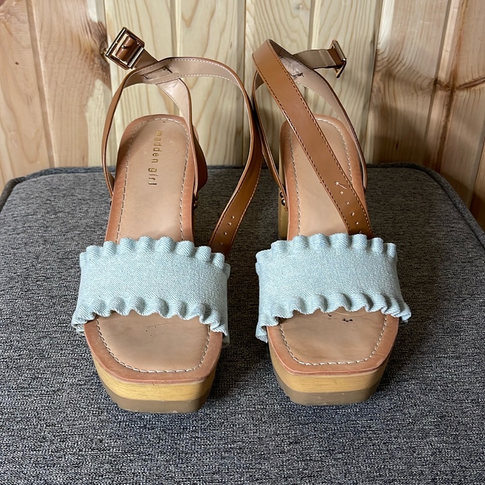 Madden girl 4” chunk heel- size 8.5